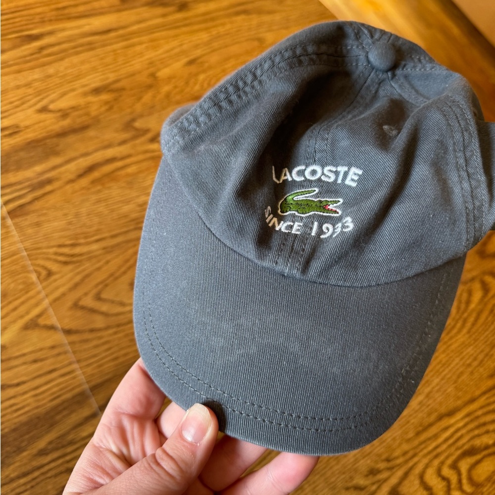 Lacoste Crocodile Logo Adjustable Hat Men’s Women’s Unisex One Size - Picture 9 of 9